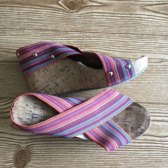 Bright Fun Summer Wedge Sandals - Picture 1 of 2